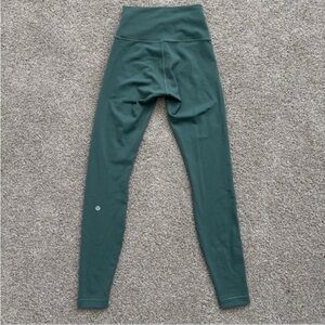 Lululemon Athletica Green Leggings High-Waisted Full-Length